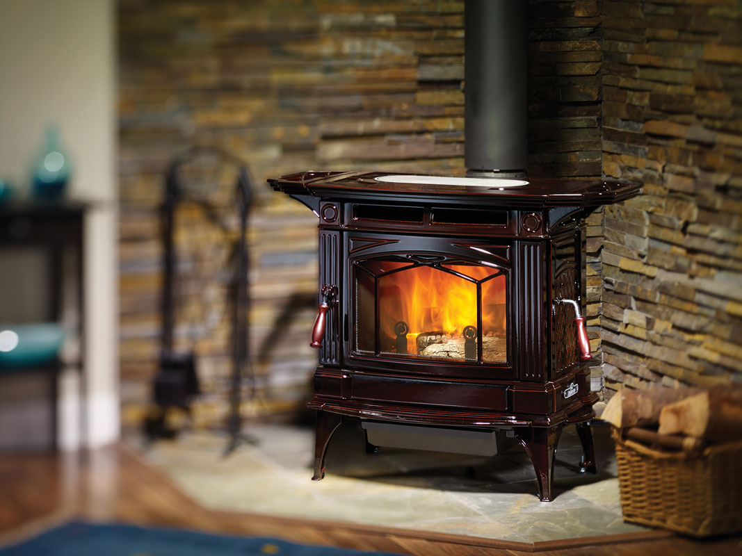Unique Wood Burning Stove Brands with Simple Decor