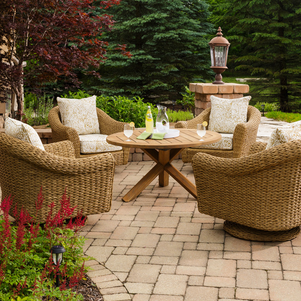 Natural Loomed Wicker Outdoor Furniture Sonoma County