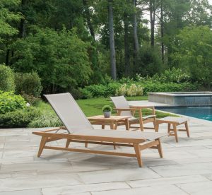 Kingsley Bate Outdoor Chaise Lounges Sonoma County