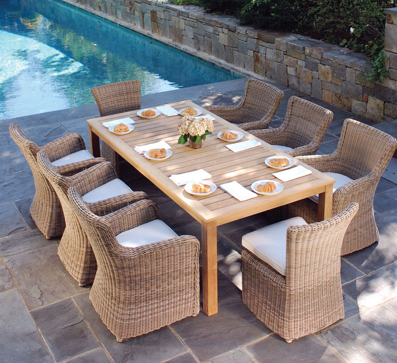 Kingsley Bate Outdoor Dining Sets Sonoma County