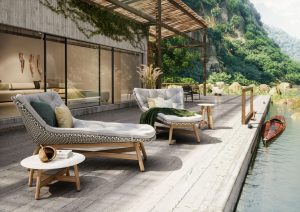 Dedon Outdoor Chaise Lounge